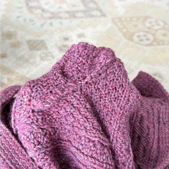 Vintage Una O’Neill 100% Pure Wool Cardigan | Hand Knit Ireland | M - Picture 10 of 10